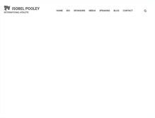 Tablet Screenshot of isobelpooley.com